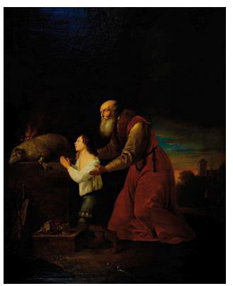 �������ߣ�DanielJannszThievaert���s1613-1657�� �������������������ж������\����AbrahamandIsaac,ThePrayerofThanksgiving�� ��ܲ����ͮ���128.5x103����